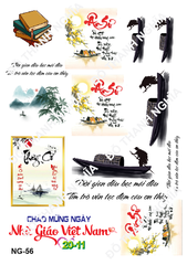 Decal Nhà Giáo 20/11 - DNG - DNG56