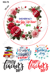 Decal Nhà Giáo 20/11 - DNG - DNG76 18CM