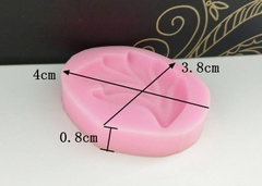 Khuôn Silicon - Lá 4cm - Uốn Cong