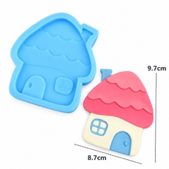 Khuôn Silicon - Rau Củ - Nấm - Ngôi Nhà 8.7cm