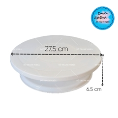 Dụng Cụ - Bàn Xoay Nhựa - 28cm Cao 7cm