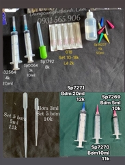 Dụng Cụ - Ống Bơm - Bóp Kín - 5ml