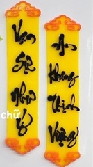 Khuôn Silicon - Bảng Chữ Câu Đối - Vạn Sự Như Ý An Khang Thịnh Vượng - Set 2