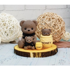 Khuôn Silicon - Động Vật - Gấu Honey 3.5cm
