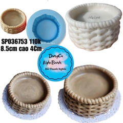 Khuôn Silicon - Đế - Đan - Đế 7.3cm Bình Hoa