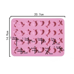Khuôn Silicon - Chip - Chip 32c Cá Heo Mực