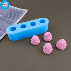 Khuôn Silicon - Trái Cây Berry - Mâm Xôi 4c