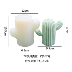 Khuôn Silicon - Sen Đá ĐỨNG  - 9.5x11cm - 2 Chỉa - Mỏng