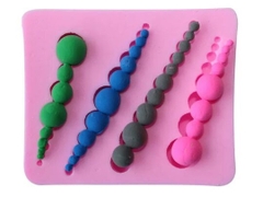Khuôn Silicon - Viền Chuỗi Dây - Hạt 4c - 7cm