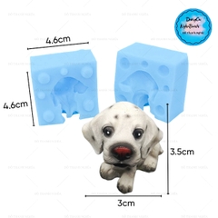 Khuôn Silicon - Động Vật - Chó Ngồi - 4cm