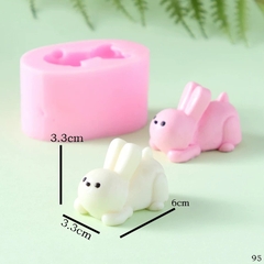 Khuôn Silicon - Động Vật - Con Thỏ Nằm 3.3cm