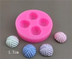 Khuôn Silicon - Kẹo - Cuộn Len 4c