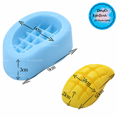 Khuôn Silicon - Trái Cây - Xoài Cắt Miếng