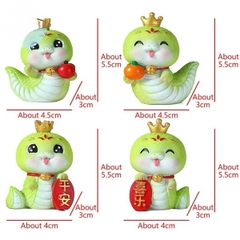Khuôn Silicon - Động Vật - Con Rắn 2 Mảnh - Rắn Mắt Tròn Bảng