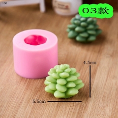 Khuôn Silicon - Sen Đá TIA Đất Tầng 5.5cm
