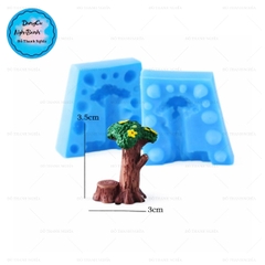 Khuôn Silicon - Gốc Thân Cây Cao 3.5cm 2 Mảnh