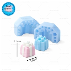 Khuôn Silicon - Hộp Quà - 2 Mảnh 2.1cm