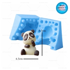 Khuôn Silicon - Động Vật - Gấu Trúc 2 Mảnh 5.5cm