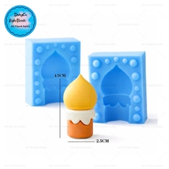 Khuôn Silicon - Noel - Nến Đèn Cầy 2 Mảnh 4.5cm