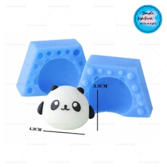 Khuôn Silicon - Động Vật - Gấu Trúc 2 Mảnh 4.3cm Đầu