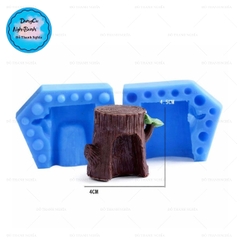 Khuôn Silicon - Gốc Thân Cây 4.5cm 2 Mảnh