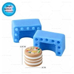 Khuôn Silicon - Bánh Kem - Quy 2 Mảnh