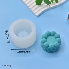 Khuôn Silicon - Bánh Kem Xoắn 5.5cm