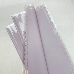 Giấy Bó Hoa Gói Hoa Viền Ren 20 Tờ Sấp - Hồng Baby