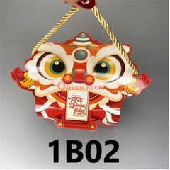 Hộp Giấy - Bánh Trung Thu Quai Xách - 1 Bánh - 1B02