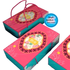 Hộp Giấy - Bánh Trung Thu Quai Xách - 2 Bánh - 2B02