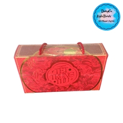 Hộp Giấy - Bánh Trung Thu Quai Xách - 2 Bánh - 2B02 Thấp 6cm
