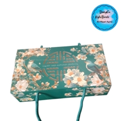 Hộp Giấy - Bánh Trung Thu Quai Xách - 2 Bánh - 2B03 Thấp 6cm
