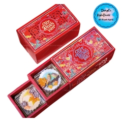 Hộp Giấy - Bánh Trung Thu Quai Xách - 4 Bánh - 4B01