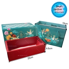 Hộp Giấy - Bánh Trung Thu Quai Xách - 4 Bánh - 4B02