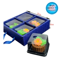 Hộp Giấy - Bánh Trung Thu Quai Xách - 4 Bánh - 4B04