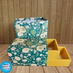 Hộp Giấy - Bánh Trung Thu Quai Xách - 4 Bánh - 4N06
