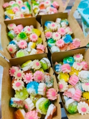 Hộp Giấy - Cup Cake - 6 Bánh - Màu Da Bò