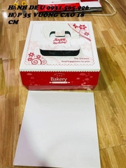 Hộp Giấy - Vuông Cao H18cm