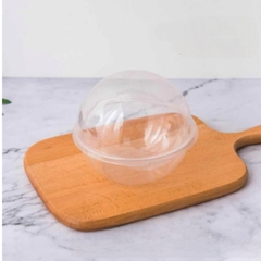 Hộp Nhựa - Cầu - Quai Xách Giấy - 600ml - XANH