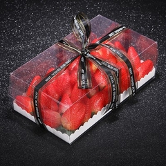 Hộp Nhựa - Chữ Nhật Đế Giấy - 26.5x18 Cao 14cm