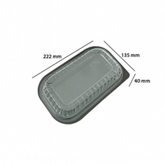 Hộp Nhựa - Chữ Nhật HT203 - 24x17cm Cao 5cm