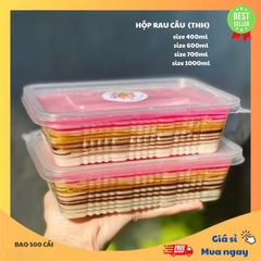 Hộp Nhựa - Chữ Nhật Mai Khía - 600ml