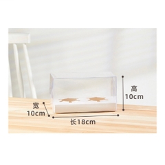 Hộp Nhựa - Cup Cake Gấp - 2 Bánh