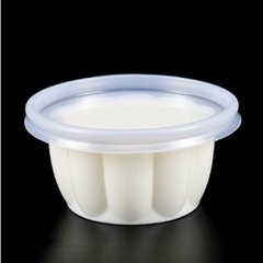 Hộp Nhựa - Mai Bánh Flan 90ml - Set 50