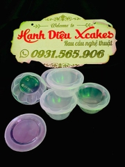 Hộp Nhựa - Mai Bánh Flan 90ml - Set 50
