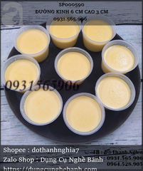 Hộp Nhựa - Tròn Bánh Flan - Số 0 125ml - Set 50