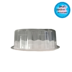 Hộp Nhựa - Tròn H15 - 10cm Cao 5cm - Đế Trắng