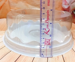 Hộp Nhựa - Tròn H47 - 19cm Cao 8cm - Nắp Thấp