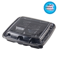 Hộp Nhựa - Vuông 9 Ngăn JHL999 - 21x21x5cm Đế đen