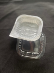 Hộp Nhựa - Vuông HT12 - 12cm Cao 6cm - Đế Trắng